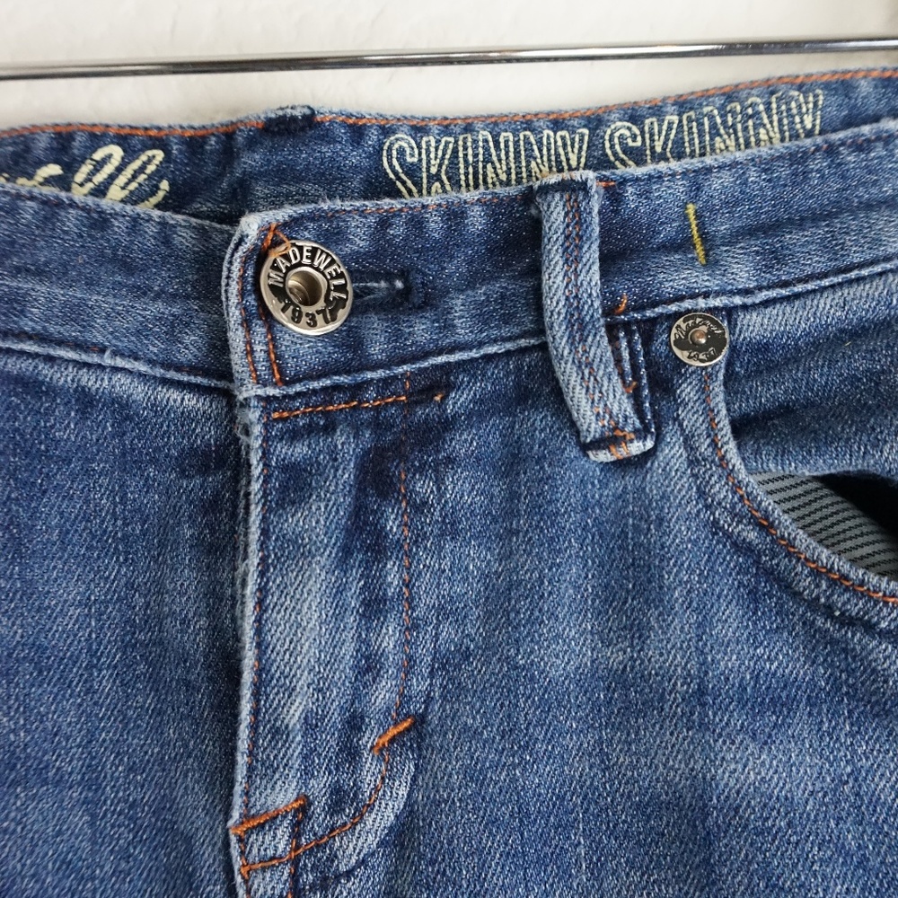Madewell Skinny Skinny jeans Skywash size 24 - Picture 8 of 8
